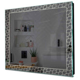 Specchio LED Quadrato | Controllo tramite interruttore a muro | Luce bianca neutra - Reyze Serie Official Modello 7